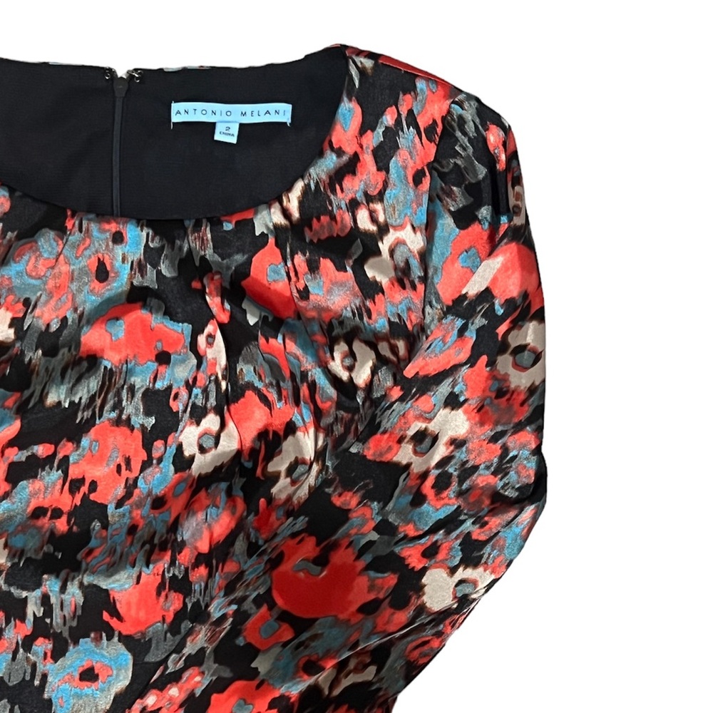 Antonio Melani Multicolor Floral Dress Size 2